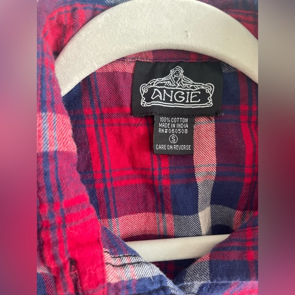 Angie button-down flannel shirt - Picture 3 of 5